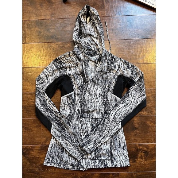 Lululemon Runbeam Hoodie long sleeve top vented Texture Twist Size 0/2? - Picture 1 of 7